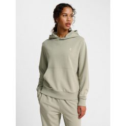 Damska bluza dresowa Hummel Pulse. Szare bluzy Hummel, na zimę, bez wzorów, z dresówki, bez ramiączek, bez kaptura. Za 203.50 zł.