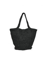 ONLY Shopper bag w kolorze czarnym rozmiar: onesize. Czarne shopper bag ONLY, bez wzorów, z materiału, na ramię, bez dodatków. Za 150.02 zł.