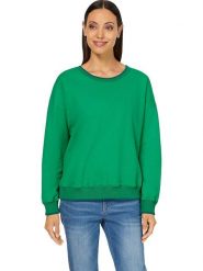 Heine Bluza w kolorze zielonym rozmiar: 38. Zielone bluzy Heine, bez wzorów, z bawełny, bez kaptura. Za 97.05 zł.