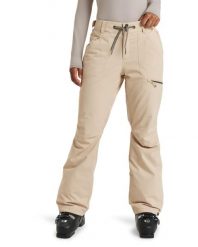 Spodnie snowboardowe damskie ROXY Nadia. Brązowe spodnie narciarskie Roxy, bez wzorów, z poliesteru, rowerowe. Za 689.99 zł.
