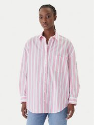 JOOP! Jeans Koszula Brenda 10100296 30101897 Różowy Oversize. Czerwone koszule Joop! Jeans, xs, bez wzorów, z bawełny, bez kołnierzyka, bez ramiączek. Za 679.99 zł.