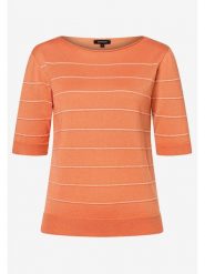 More & More Sweter w kolorze brzoskwiniowo-białym rozmiar: 38. Pomarańczowe swetry More & More, bez wzorów, bez ramiączek. Za 127.05 zł.