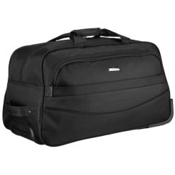Torba podróżna duża na kółkach czarna z poliestru Peterson PTN TP8-S28. Czarne torby podróżne Peterson, bez wzorów, duże. Za 125.99 zł.