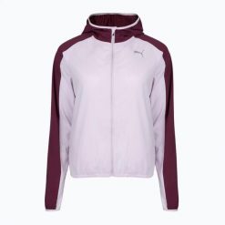 Kurtka do biegania damska PUMA Run 5K Woven Jacket. Fioletowe kurtki do biegania Puma, xs, bez wzorów, z materiału, bez kaptura, do biegania. Za 179.99 zł.