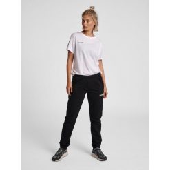 Koszulka sportowa z krótkim rękawem damska Hummel hmlGO cotton. Białe t-shirty sportowe Hummel, xs, bez wzorów, bez ramiączek, do piłki nożnej. Za 59.00 zł.