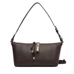 Torebka Furla. Brązowe torebki klasyczne Furla, bez wzorów, klasyczne, bez dodatków. Za 1,259.00 zł.