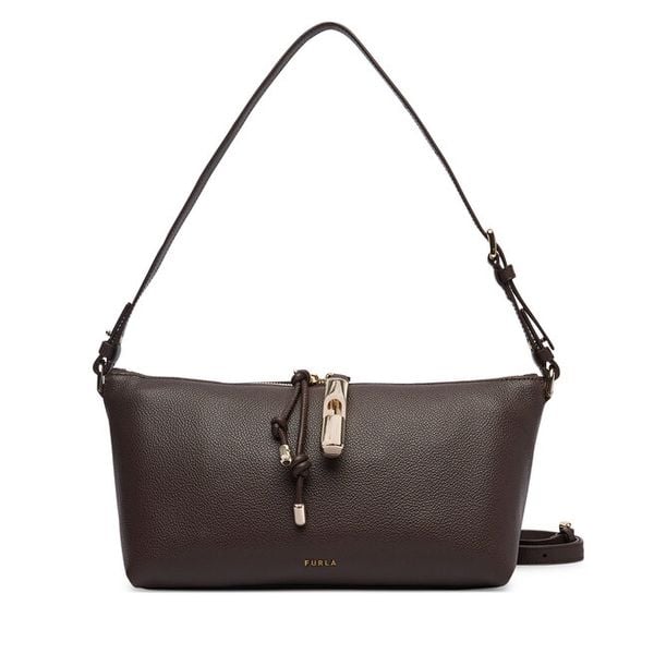 Torebka Furla. Brązowe torebki klasyczne Furla, bez wzorów, klasyczne, bez dodatków. Za 1,259.00 zł.