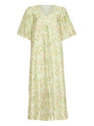 MOSS COPENHAGEN Sukienka "Sandaya" w kolorze zielonym rozmiar: M. Zielone sukienki Moss Copenhagen, m, bez wzorów, bez kołnierzyka, bez ramiączek, maxi. Za 136.45 zł.