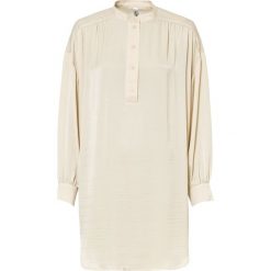 Tunika oversized. Brązowe tuniki bonprix, bez wzorów, bez kołnierzyka, bez ramiączek. Za 119.99 zł.