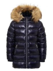 HULABALU Parka "Kursk" w kolorze granatowym rozmiar: 158/164. Niebieskie płaszcze HULABALU, bez wzorów, bez kaptura. Za 267.92 zł.