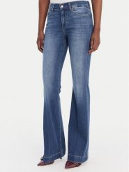 Liu Jo Jeansy UA6061 DS081 Niebieski Flare Fit. Niebieskie jeansy Liu Jo, bez wzorów, z bawełny. Za 729.99 zł.