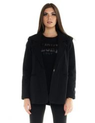 Damska marynarka sportowa Leone Blackout. Czarne marynarki i żakiety LEONE 1947 APPAREL, l, bez wzorów, z bawełny, sportowe, bez ramiączek. Za 168.36 zł.