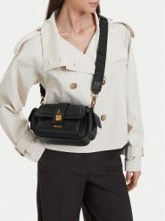 MEXX Torebka CEO-Mexx-M-001-10 Czarny. Czarne listonoszki Mexx, bez wzorów, ze skóry, bez dodatków. Za 199.99 zł.