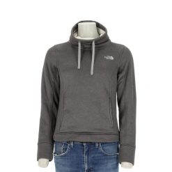 Second life - Bluza polarowa damska szara - Jak nowy. Szare bluzy bez kaptura The North Face, l, bez wzorów, z materiału, bez kaptura, outdoorowe. Za 127.76 zł.