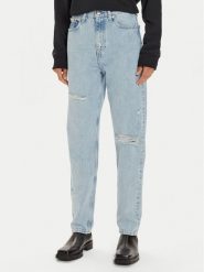 Calvin Klein Jeans Jeansy Authentic J20J224448 Niebieski Straight Fit. Niebieskie jeansy Calvin Klein Jeans, bez wzorów, z bawełny. Za 379.99 zł.