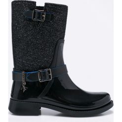 Trussardi Jeans - Kalosze. Czarne kalosze TRUSSARDI JEANS, z gumy. W wyprzedaży za 449.90 zł.