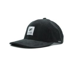 Czapka bejsbolowa - Sztruks - Recykling - Bez usztywnienia (Czarny). Czarne czapki z daszkiem SURF MONKEY, bez wzorów, z poliesteru, sportowe. Za 159.95 zł.