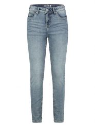 Sublevel Dżinsy - Skinny fit - w kolorze błękitnym rozmiar: S. Niebieskie jeansy Sublevel, s, z aplikacjami, ze skóry, klasyczne, z podwyższonym stanem. Za 83.62 zł.