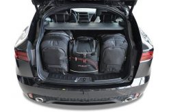 Torby Do Bagażnika Jaguar E-Pace 2017+ 4Szt Kjust. Czarne torby podróżne KJUST, bez wzorów, z kauczuku. Za 1,196.00 zł.