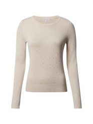Marie Lund Sweter z dzianiny Kobiety Sztuczne włókno brązowy, L. Brązowe swetry Marie Lund, l, z aplikacjami, z dzianiny, bez ramiączek. Za 199.95 zł.