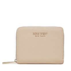 Portfel Nine West. Brązowe portfele Nine West, bez wzorów. Za 69.99 zł.