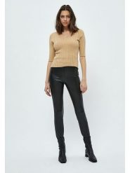 Peppercorn Legginsy "Linette" w kolorze czarnym ze skóry syntetycznej rozmiar: XXL. Czarne legginsy Peppercorn, bez wzorów, ze skóry. Za 170.81 zł.