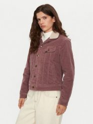 Lee Kurtka przejściowa Rider 112355172 Fioletowy Regular Fit. Fioletowe kurtki Lee, m, bez wzorów, z bawełny, bez kaptura. Za 379.99 zł.