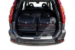 Torby Do Bagażnika Nissan X-Trail 2007-2014 5Szt Kjust. Czarne torby podróżne KJUST, bez wzorów, z kauczuku. Za 1,560.00 zł.