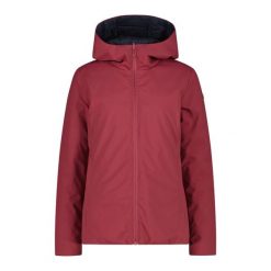 Kobieta odwracalna kurtka przeciwdeszczowa z kapturem na zamek CMP. Czarne kurtki przeciwdeszczowe CMP, bez wzorów, z kapturem. Za 548.50 zł.