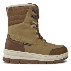 Śniegowce ALPINE PRO. Brązowe śniegowce Alpine Pro, bez wzorów, bez zapięcia. Za 469.99 zł.