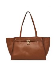 MICHAEL Michael Kors Torebka Hamilton 30F6GNXT7L Brązowy. Brązowe torebki klasyczne MICHAEL Michael Kors, bez wzorów, ze skóry, bez dodatków. Za 1,649.00 zł.