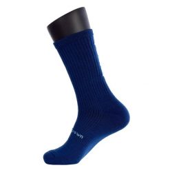 Black Crown Pro wysokie skarpety Marino/Verde 35-38. Niebieskie skarpetki BLACK CROWN, bez wzorów, z materiału. Za 127.99 zł.