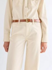 DAMSKI PASEK WRANGLER EASY WESTERN BELT COGNAC 112361370. Brązowe paski Wrangler, bez wzorów. Za 99.99 zł.