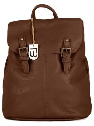 Lucca Baldi Skórzany plecak "Montichiari" w kolorze brązowym - 31 x 37 x 15 cm rozmiar: onesize. Brązowe plecaki Lucca Baldi, bez wzorów, z materiału, na ramię, bez dodatków. Za 362.85 zł.