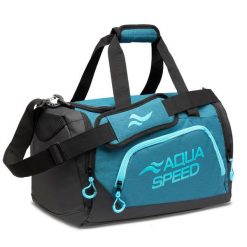 Mała torba sportowa na basen Aqua Speed. Czarne torby sportowe Aqua-Speed, bez wzorów, małe. Za 109.00 zł.