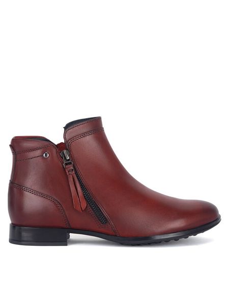 Lasocki Botki CEO-WB-ANNA-116 Czerwony. Czerwone botki Lasocki, bez wzorów, ze skóry, bez obcasa, na płaskiej podeszwie, bez zapięcia. Za 249.99 zł.