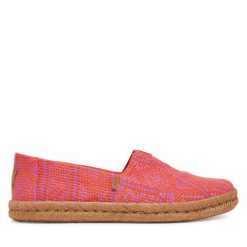 Espadryle Toms. Czerwone espadryle TOMS, bez wzorów, bez obcasa. Za 319.99 zł.