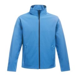 Kurtka Softshellowa Damska Do Druku. Niebieskie kurtki przejściowe sportowe Regatta, xl, bez wzorów, z softshellu, bez kaptura, trekkingowe. Za 86.99 zł.