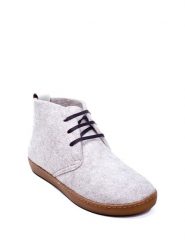 Comfortfusse Trzewiki w kolorze beżowym rozmiar: 42. Brązowe botki Comfortfüße, bez wzorów, z wełny, z okrągłym noskiem, bez obcasa, bez zapięcia. Za 260.99 zł.