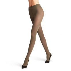 Rajstopy damskie Falke Pure Matt 50 DEN. Niebieskie rajstopy Falke, bez wzorów, z dzianiny. Za 152.00 zł.