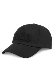 HUGO Czapka z daszkiem Cara-FR 50539561 Czarny. Czarne czapki z daszkiem Hugo, bez wzorów, z bawełny. Za 129.99 zł.