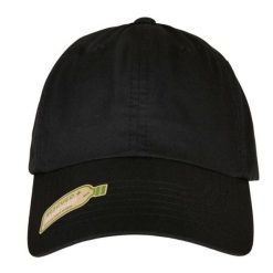 Czapka Z Daszkiem Z Poliestru Z Recyklingu. Czarne czapki z daszkiem FLEXFIT, bez wzorów. Za 84.99 zł.