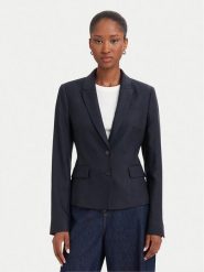 BOSS Marynarka Jia18 50564479 Granatowy Slim Fit. Niebieskie marynarki i żakiety Boss, bez wzorów, z wiskozy, bez ramiączek. Za 1,909.00 zł.