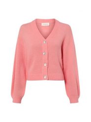 Msch Copenhagen Sweter z dzianiny Kobiety różowy, L/XL. Czerwone swetry MSCH Copenhagen, l, bez wzorów, z dzianiny, bez ramiączek. Za 329.95 zł.