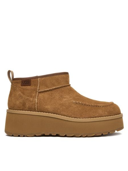 Ugg Śniegowce W Cityfunc Ultra Mini 1158193 Brązowy. Brązowe śniegowce UGG, bez wzorów, ze skóry, bez zapięcia. Za 809.99 zł.