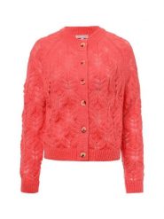 Marie Lund Kardigan z zawartością moheru Kobiety Sztuczne włókno czerwony, XXL. Czerwone swetry Marie Lund, xxl, bez wzorów, z dzianiny, bez ramiączek. Za 349.95 zł.