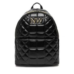 Plecak Nine West. Czarne plecaki Nine West, bez wzorów, bez dodatków. Za 319.99 zł.