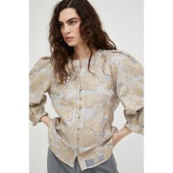 Bruuns Bazaar koszula damska kolor szary regular. Szare koszule Bruuns Bazaar, bez wzorów, bez kołnierzyka, bez ramiączek. W wyprzedaży za 453.99 zł.