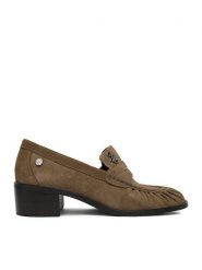 Beverly Hills Polo Club Półbuty EO-WI44-SHION-01 Brązowy. Brązowe półbuty wsuwane Beverly Hills Polo Club, bez wzorów, ze skóry, bez obcasa, na obcasie. Za 369.99 zł.