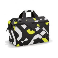 Torba allrounder l pocket signature bold yellow. Żółte torby podróżne Reisenthel, bez wzorów, z tkaniny, na ramię. W wyprzedaży za 195.90 zł.